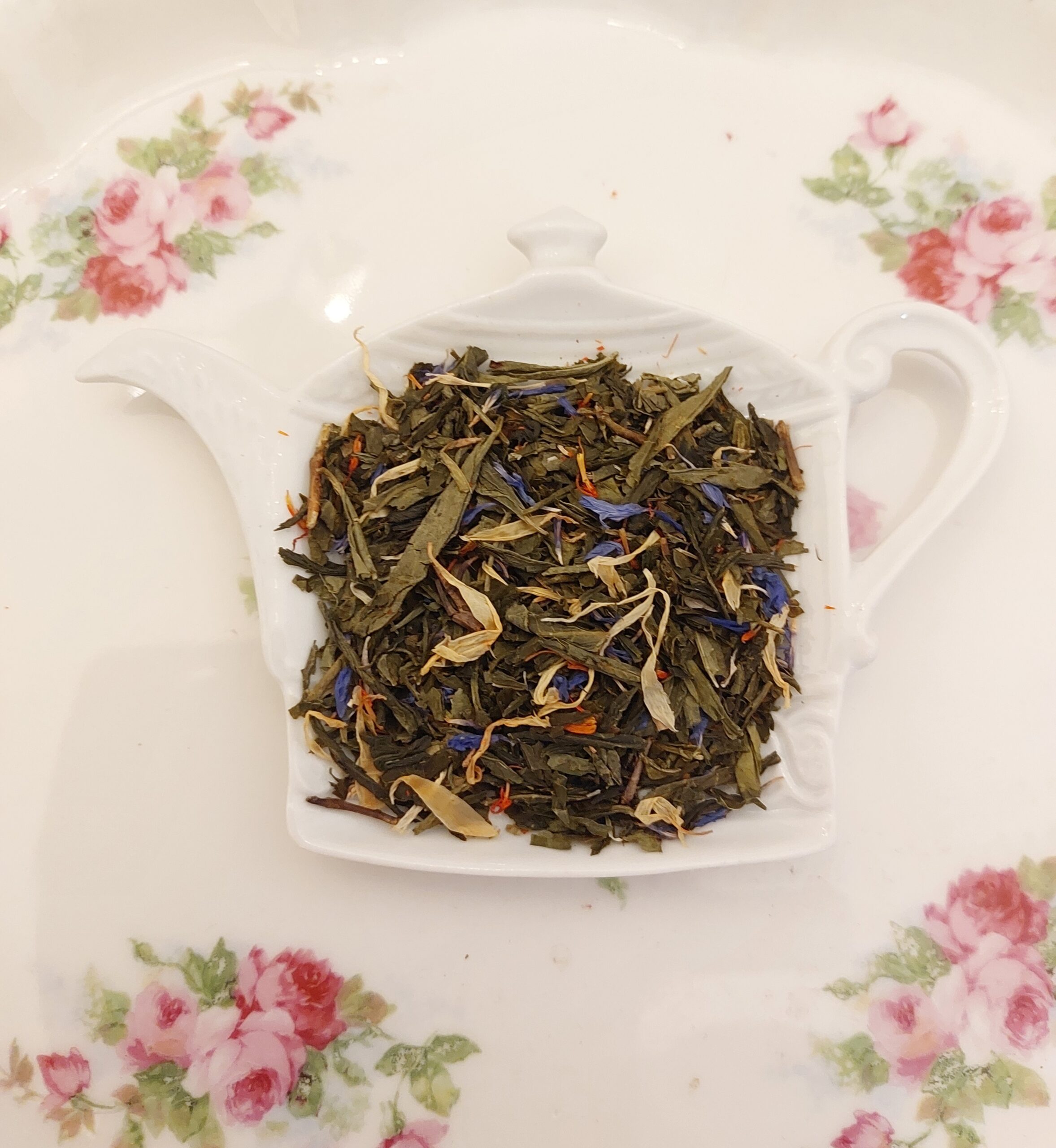 Granny's Love 100 gram * groene thee met korenbloem en munt