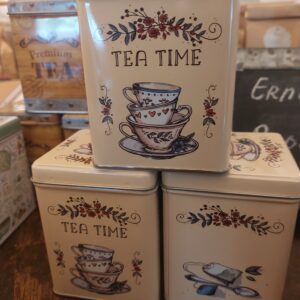 Thee blikje "tea time"