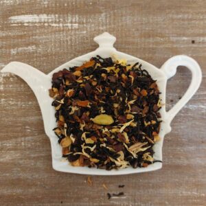 Bokkenrijders thee 100 gram * zwarte thee met cacao snippers, kokos en vanille